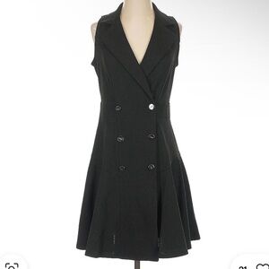 Elegant DKNY Black Sleeveless Dress